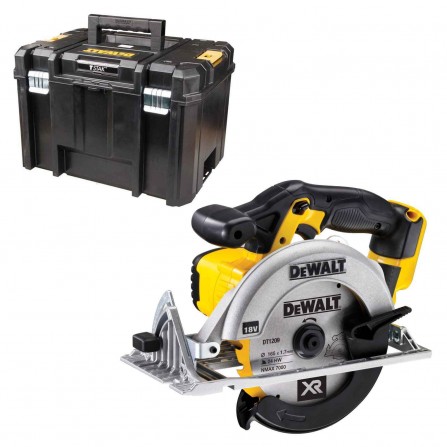 Dewalt akku rundsav DCS391NT, 18 V, 165 mm + kasse