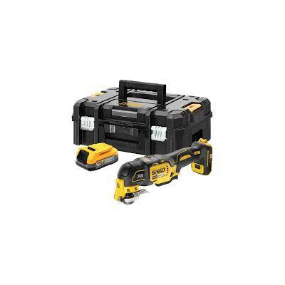 Dewalt akku multiværktøjssæt DCS356E1T, 18 V (1,7 ah batteri + tilbehør + kuffert)