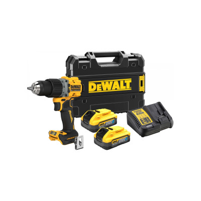 Dewalt akku slagbore-/driversæt, DCD805H2T-QW, 18V (+2X batterier + oplader)