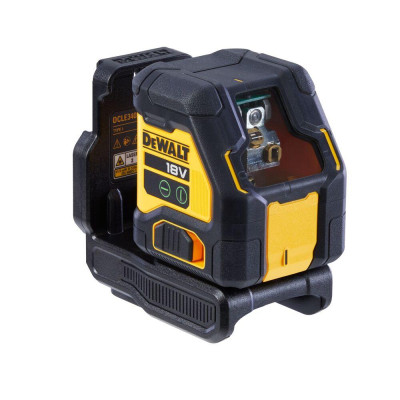 Dewalt selvnivellerende krydslinjelaser med grøn stråle, DCLE34021N-XJ (uden batteri og oplader)