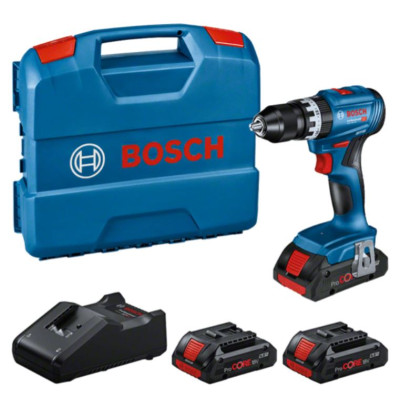 Bosch akku-slagdriversæt GSB 18V-45 + 3 x 4,0 Ah ProCORE