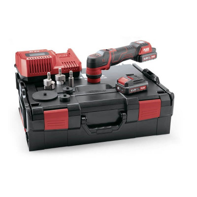 Flex akku excentrisk polersæt PXE 80 10,8-EC/2,5, 10,8 V (2 x 2,5 Ah + oplader)