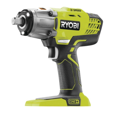 Ryobi akku slagnøgle R18IW3-0, 18 V ONE+, 400 Nm (uden batteri og oplader)