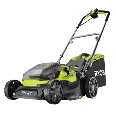 Ryobi trådløs plæneklipper RY18LMH37A-225, 18V, 230V (2x2,5 Ah batterier og oplader)