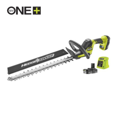 Ryobi trådløs hækkeklipper RY18HT45A-120, 45cm, 18V (med batteri og oplader)