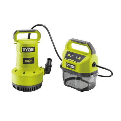 Ryobi trådløs dykvandspumpe RY18SPA-0, 18 V (uden batteri og oplader)