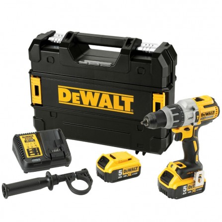 Dewalt Cordless Impact Driver Kit DCD996P2, 18V, 2 x 5Ah, oplader + etui