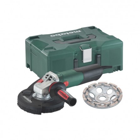 Elektrisk vinkelsliber Metabo WE 15-125 HD (600465510) sæt, 125 mm, 1550 W, diamantskive + kuffert