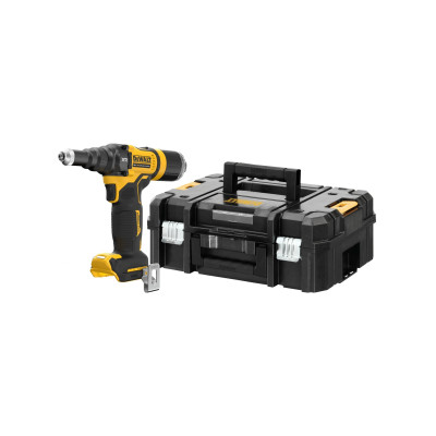 Batteridrevet nittejern DeWALT DCF403NT (18 V, med kuffert)