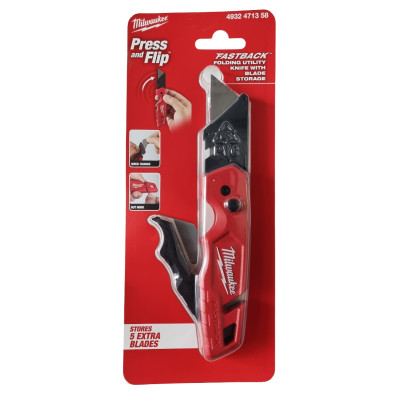 Milwaukee Fastback flipkniv med et knækkeligt blad