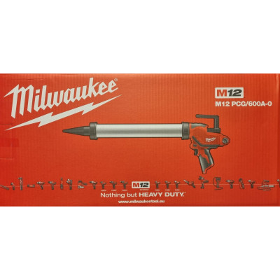 Trådløs fugepistol Milwaukee M12 PCG/600A-0, 12 V, 600 ml