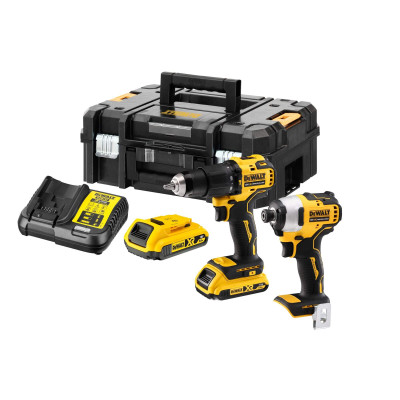 Akku-skruetrækkersæt DeWALT DCK2062D2T
