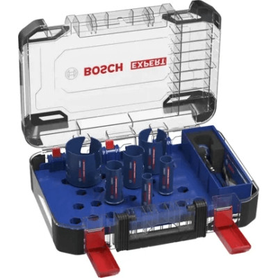 Boresæt Bosch EXPERT BYGGEMATERIALE (20-64 mm, 10 stk.)