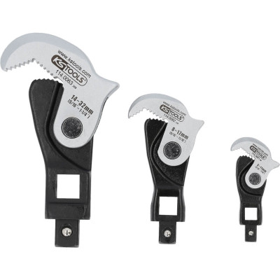KS Tools 1/4" + 3/8" + 1/2" multifunktionelt nøglesæt, 3 dele (114.0060)