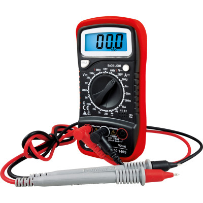 KS Tools digitalt multimeter inkl. testprober (150.1495)