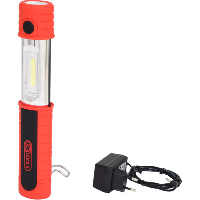 KS Tools STRIPE LED genopladelig arbejdslampe, 2 watt LED-stribe + 6 LED-forlygter (150.4312)