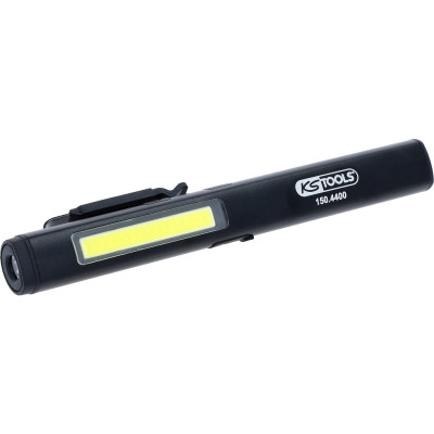 KS Tools UltimateBEAM LED COB stribeinspektionslampe 350 lumen med UV-spot-LED og laserpointer (150.4400)