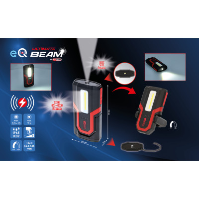 KS Tools eQiUltimateBEAM kompakt håndholdt lampe 600 lumen (150,4615)