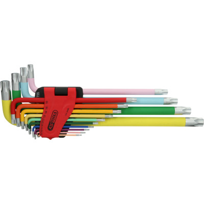 KS Tools Torx vinkelnøglesæt, ekstra langt, 14 dele (151.4440)