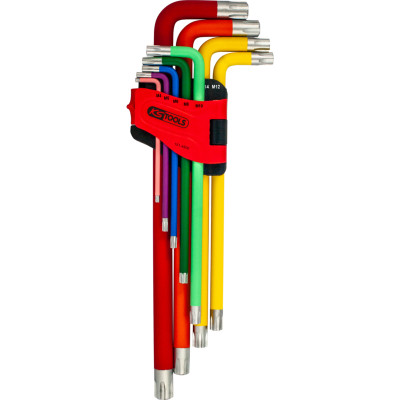 KS Tools RIBE Vinkelnøglesæt, XL, 9 dele (151.4500)