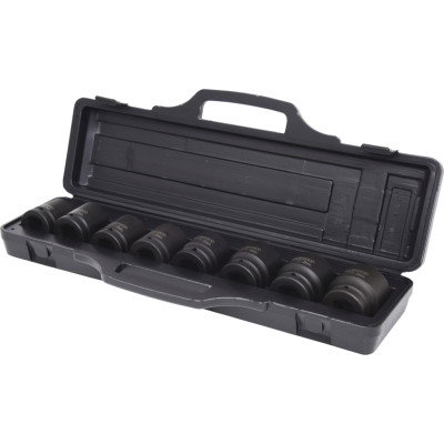 KS Tools 3/4" sekskantet slagtopnøglesæt, 8 dele, kort, 24-38 mm (515.0119)
