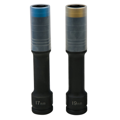 KS Tools SlimPOWER slagtopnøglesæt, ekstra langt, 2-delt, 1/2", 17+19 mm (515.0621)