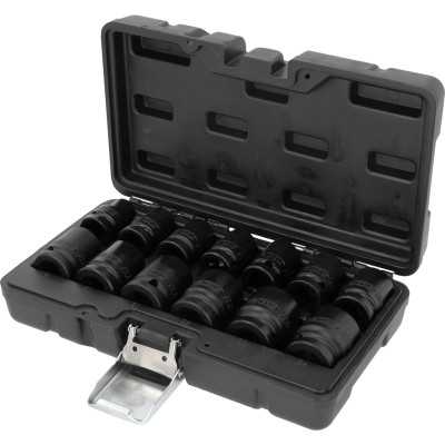 KS Tools 1/2" 12-kants slagtopnøglesæt, kort, 13 dele (515.0900)