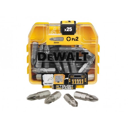 Dewalt skruetrækkersæt DT71521-QZ, PZ2 x 25 mm, 25 stk.