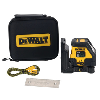 DeWalt krydslinjelaser DCLE14201GB-XJ grøn, USB-C, 45 m