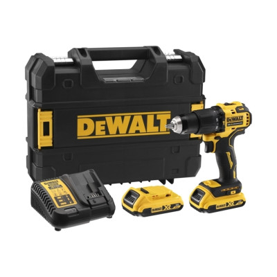 DeWalt ledningsfri slagboremaskine DCD709D2T-QW 18 V, 2 x 2,0 Ah, TSTAK