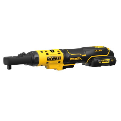 DeWalt batteridrevet skraldenøgle DCF500L2G 1/4 + 3/8 col. 12 V