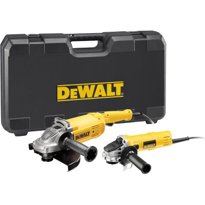 DeWalt vinkelslibersæt DWE494TWIN 230 mm og 125 mm