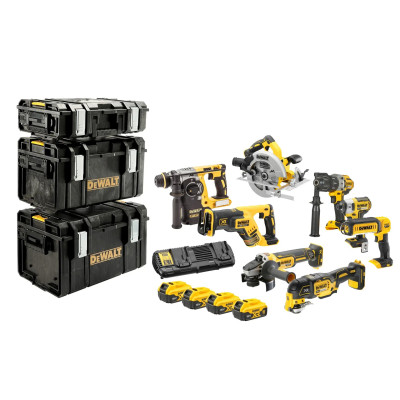 DeWalt akkuværktøjssæt DCK853P4 18 V 8 įrankiai