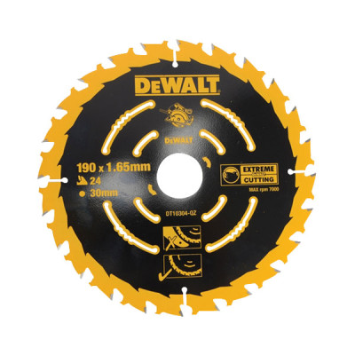 DeWalt rundsavklinge DT10300-QZ 190 x 30 mm, 24 dantys