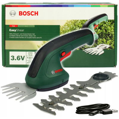 Bosch EasyShear batteridrevet græs- og busksaks 3,6 V