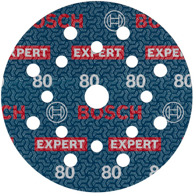 Bosch EXPERT O780 foil sanding disc fiberslibeskive 125 mm, G80