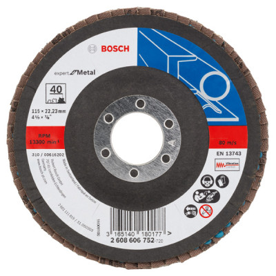 Bosch X551 Expert for Metal lamelskive 115 mm, K40, angled
