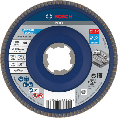 Bosch lamelslibeskive X-Lock, G80