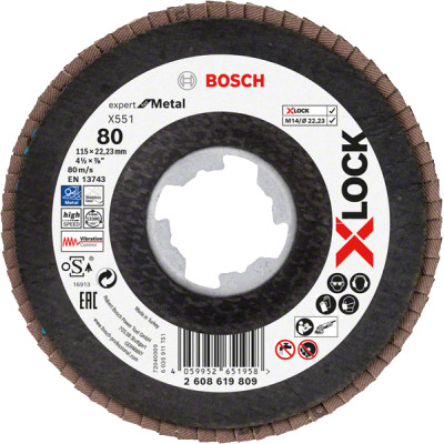 Bosch lamelslibeskive X-LOCK