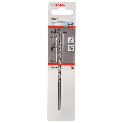 Bosch HSS-G metalbor DIN 340 2608595678 3,5 x 73 x 112 mm