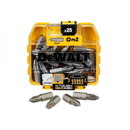 Dewalt skruetrækkersæt DT71522-QZ, PH2 x 25 mm, 25 stk.